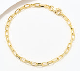 David Markstein 18K Gold-Plated SS Premiere Luxe Paperclip Bracelet Avg